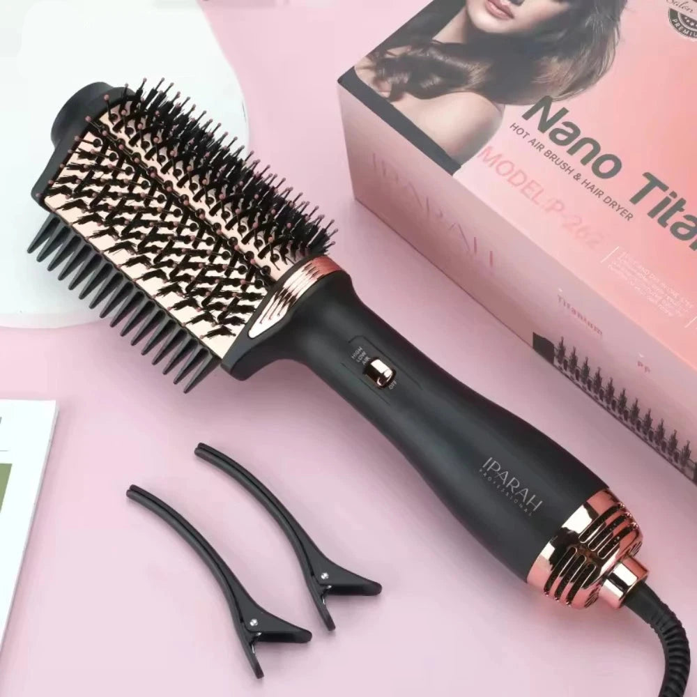 Brosse soufflante cheveux courts et fins