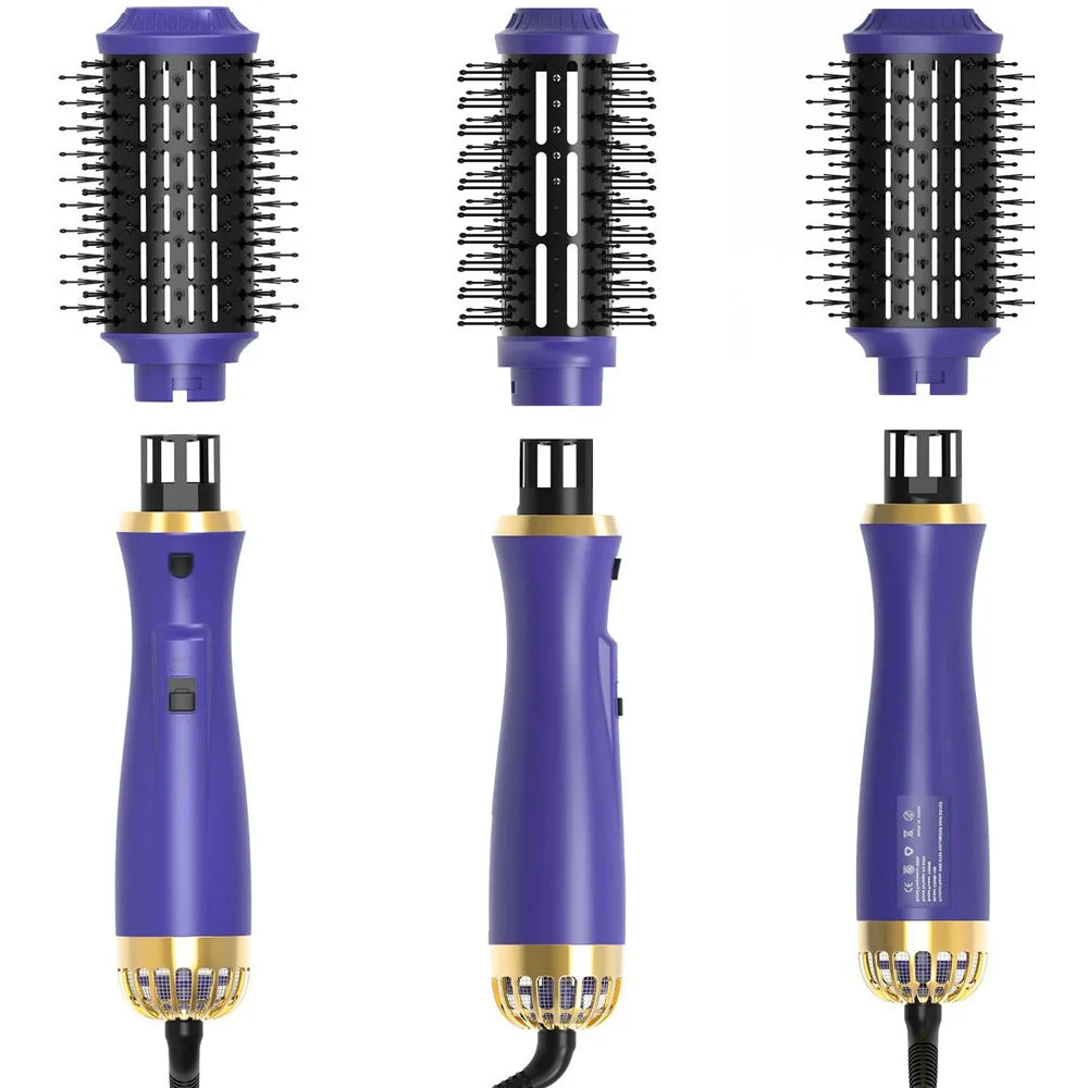 Brosse soufflante tournante