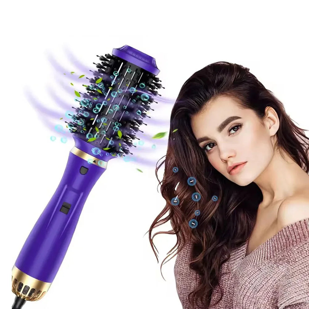 Brosse soufflante tournante
