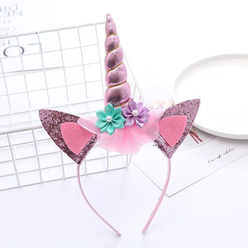 Serre tête licorne