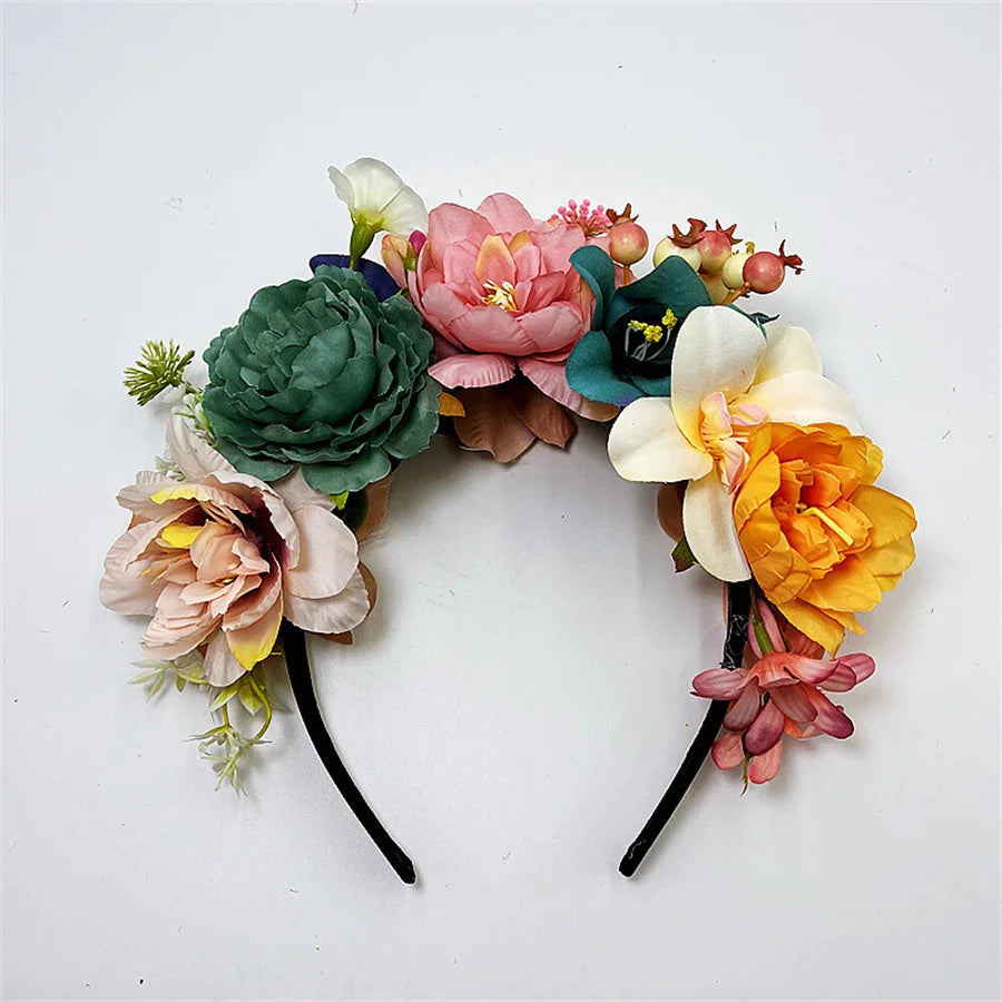 Serre tête à fleurs
