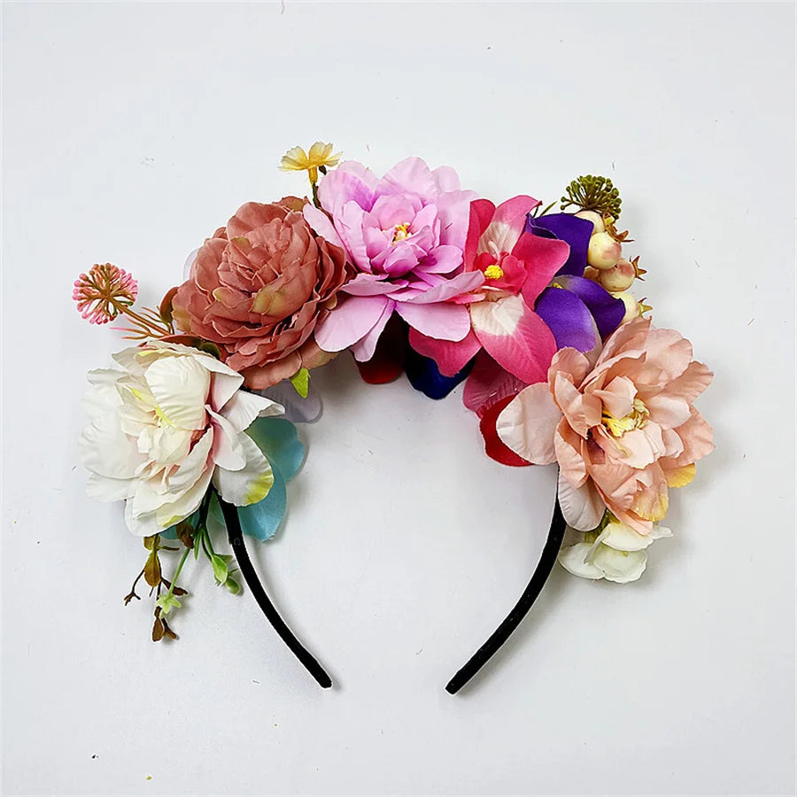 Serre tête à fleurs