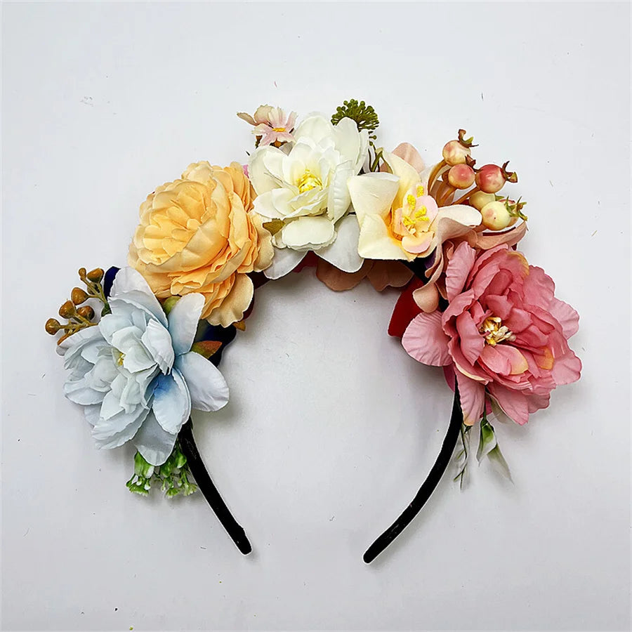 Serre tête à fleurs