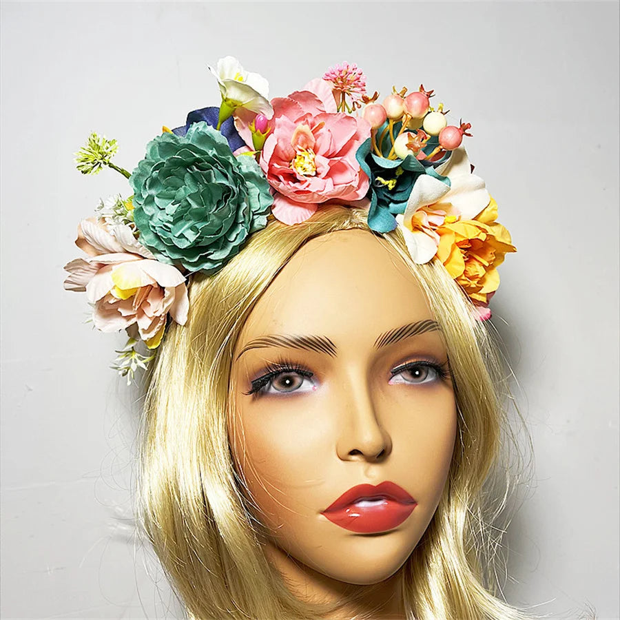 Serre tête à fleurs