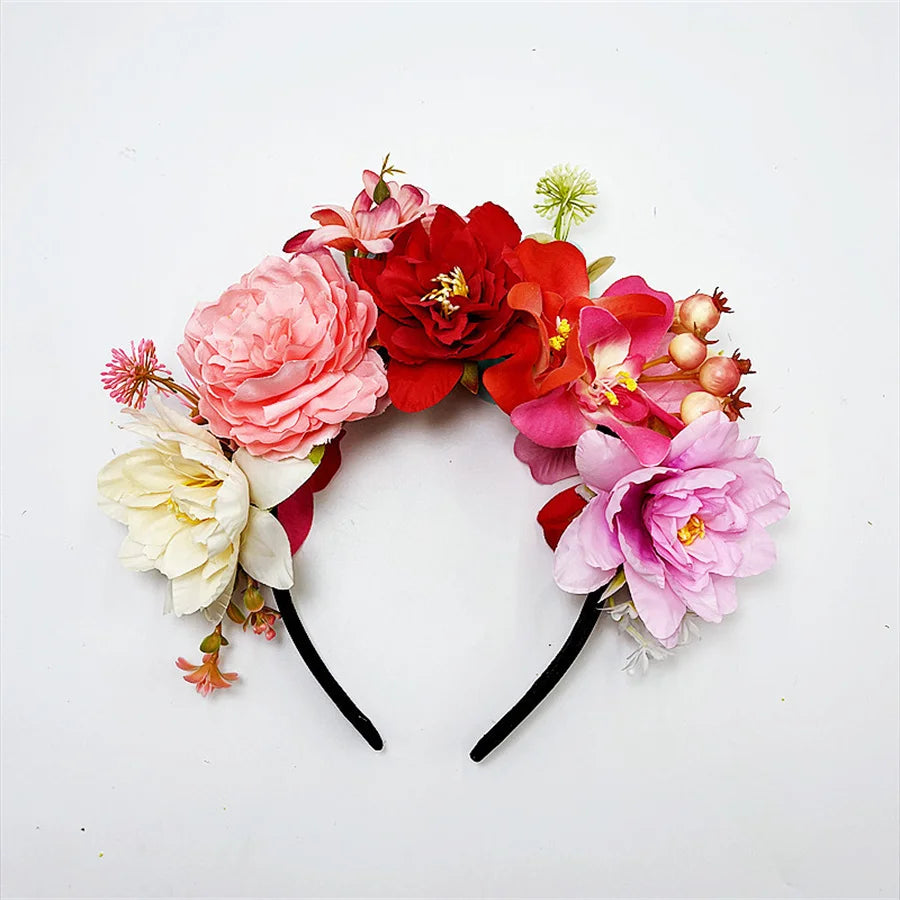 Serre tête à fleurs