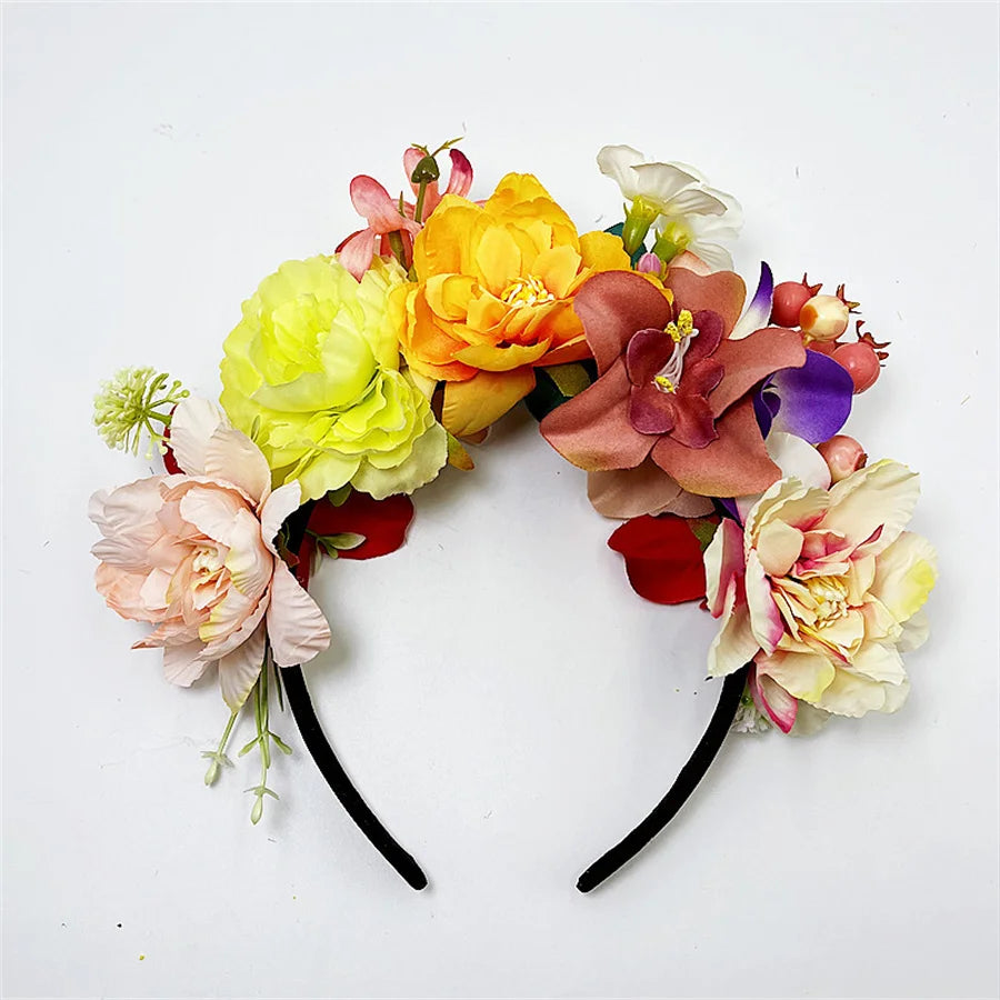 Serre tête à fleurs