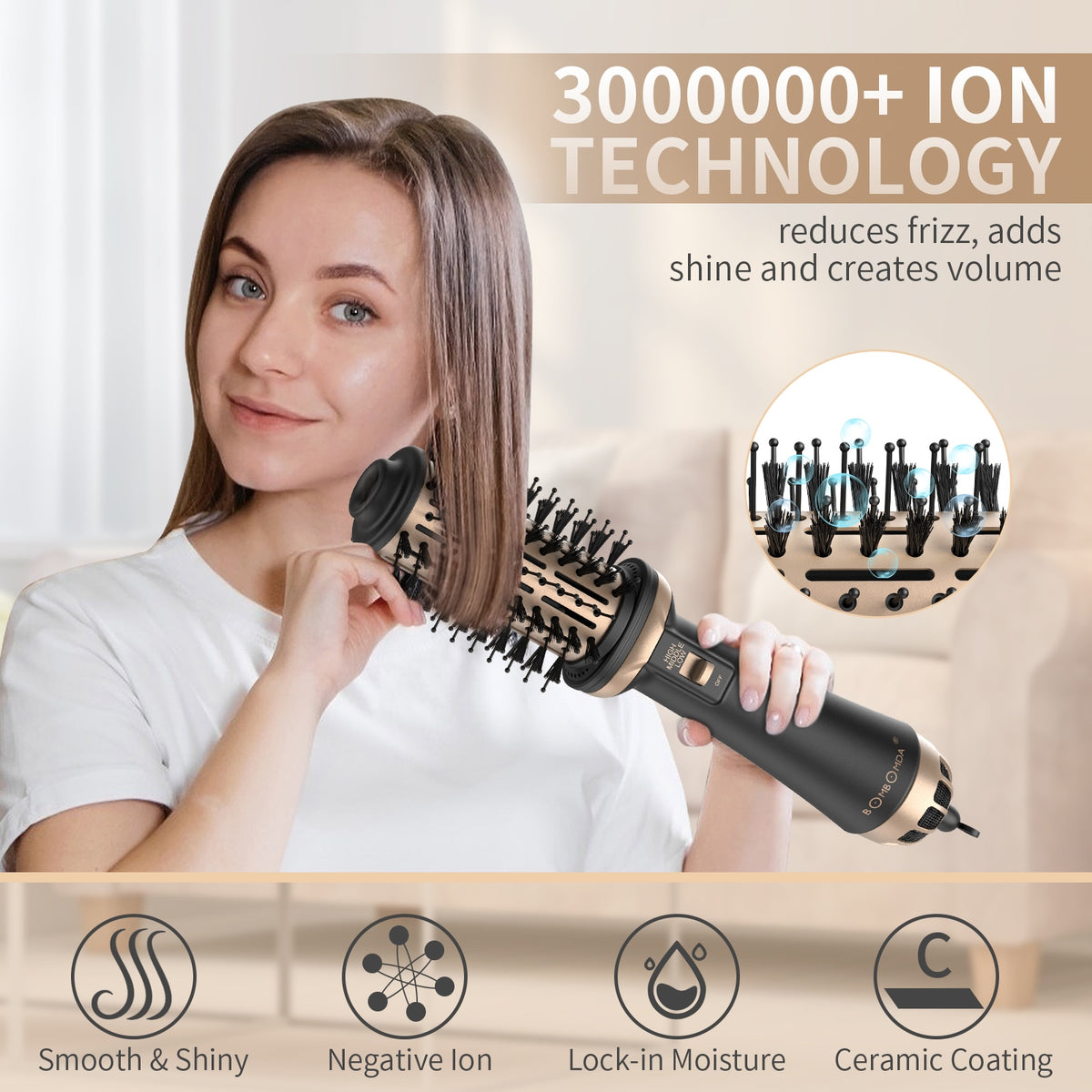 Ionic Blowing Brush