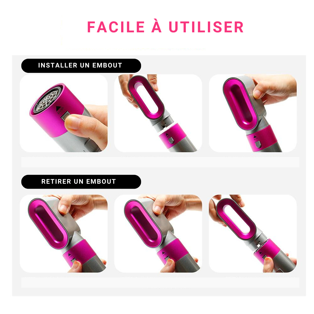 Brosse Soufflante 5 en 1