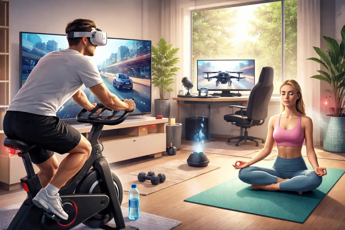 Comment allier bien-être et adrénaline depuis chez soi ?