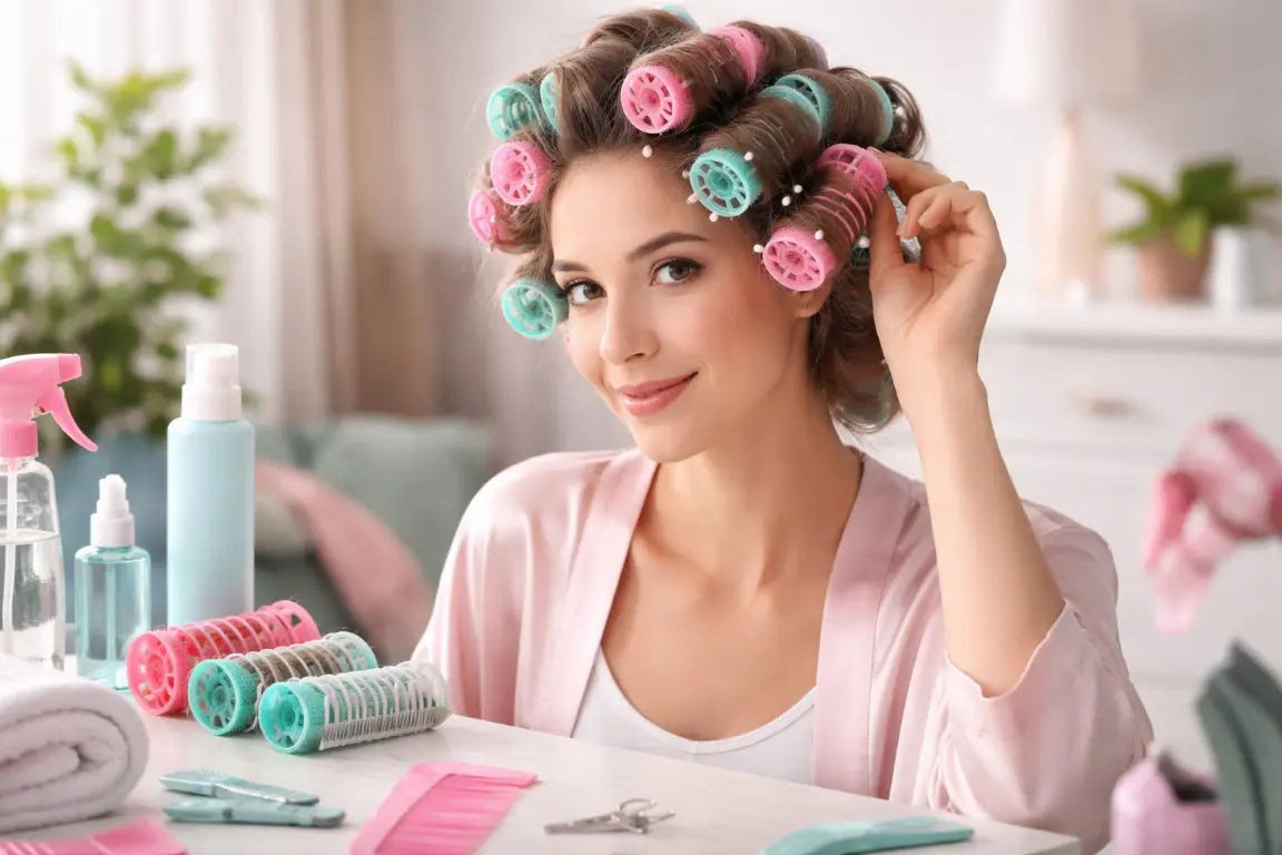 Comment mettre des bigoudis avec pic pour réussir ses boucles facilement ?