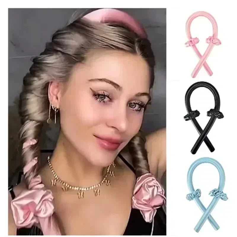 Bigoudi boucle cheveux sans chaleur inclus dans le kit