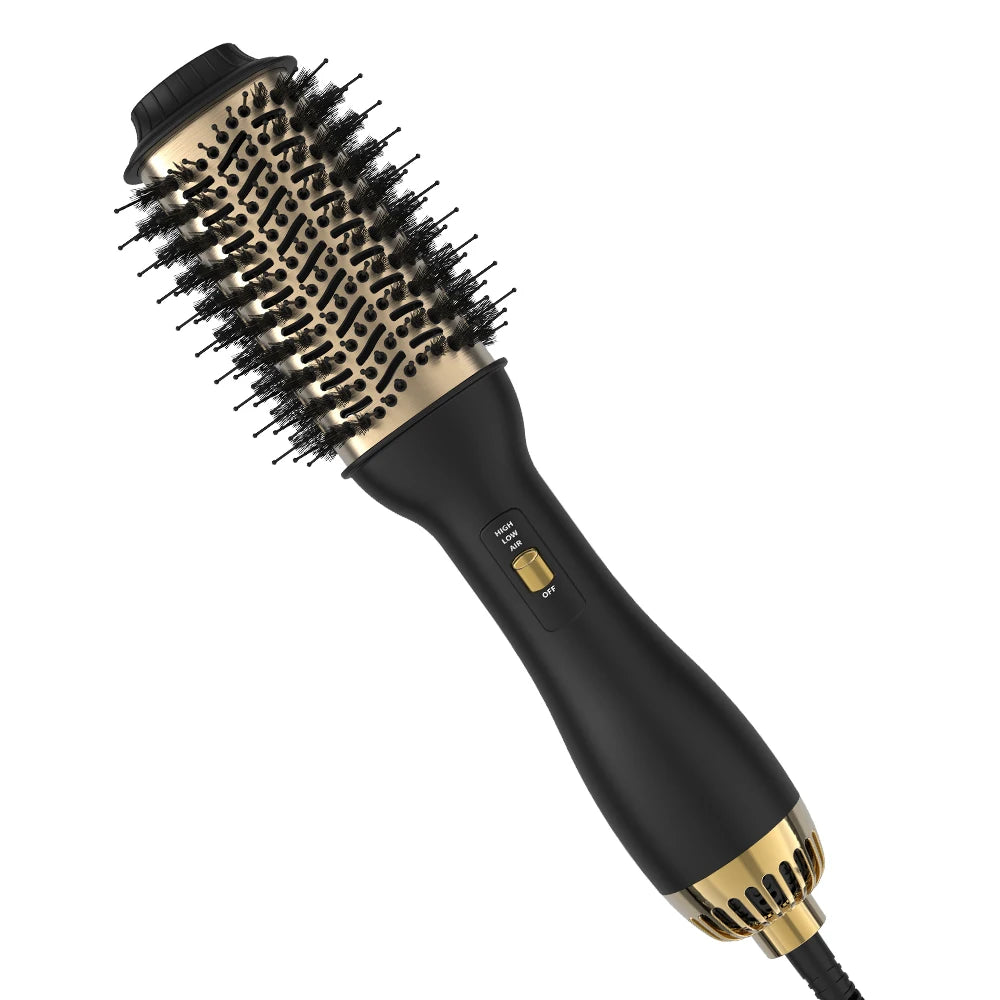 brosse soufflante à embouts cheveux courts et fins